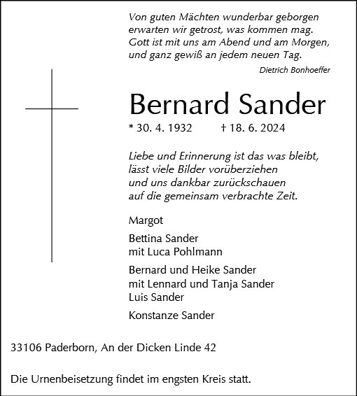 Bernard Sander