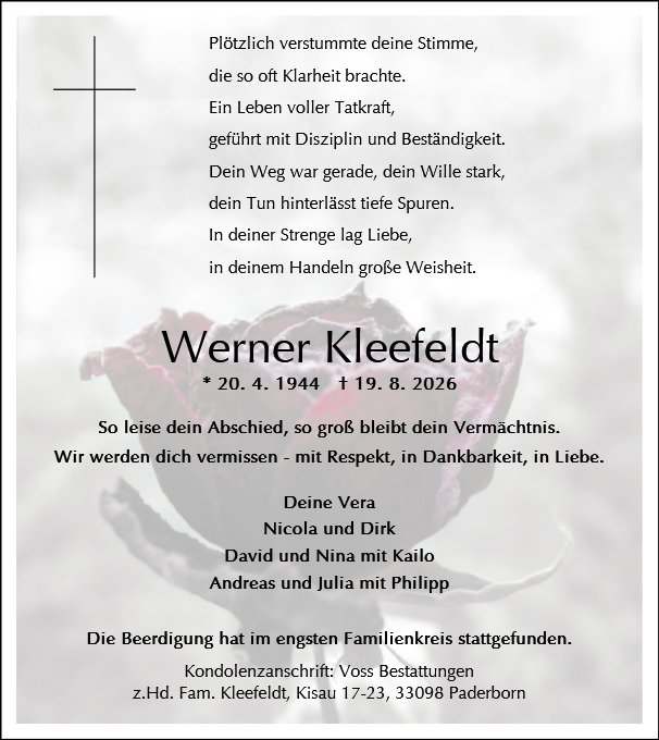 Werner Kleefeldt