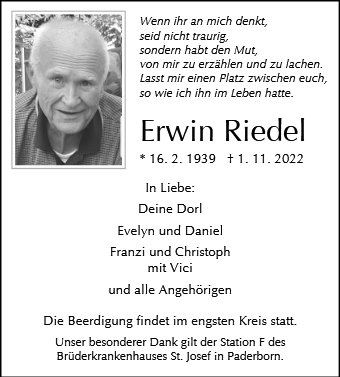 Erwin Riedel