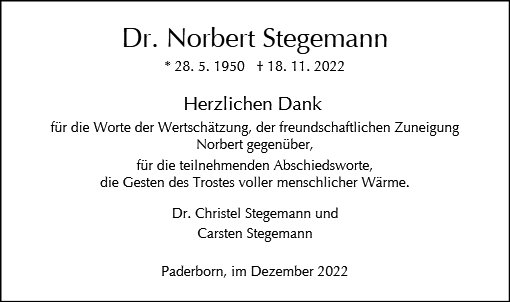 Norbert Stegemann