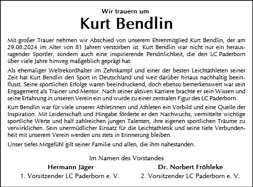 Kurt Bendlin