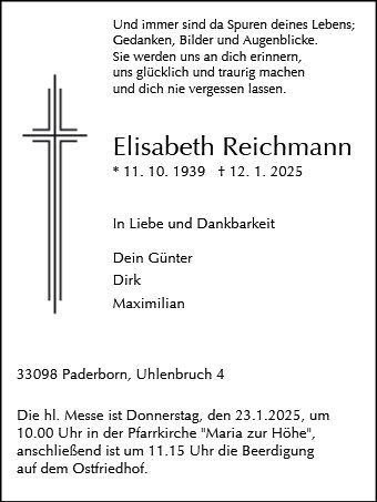 Elisabeth Reichmann