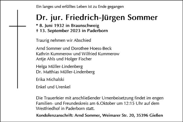 Friedrich-Jürgen Sommer