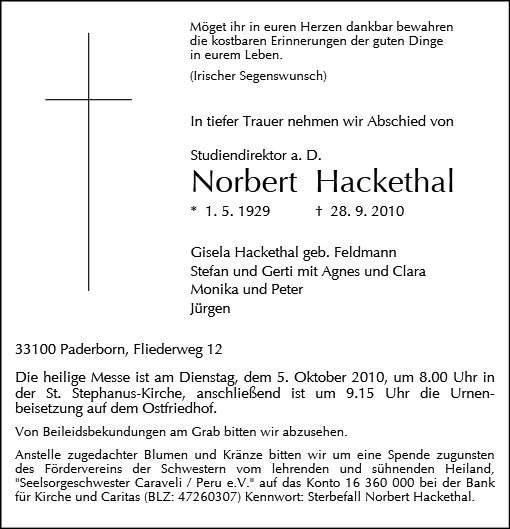 Norbert Hackethal