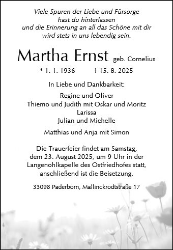 Martha Ernst