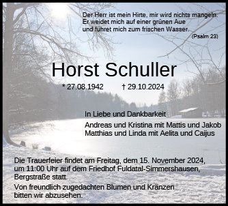 Horst Schuller