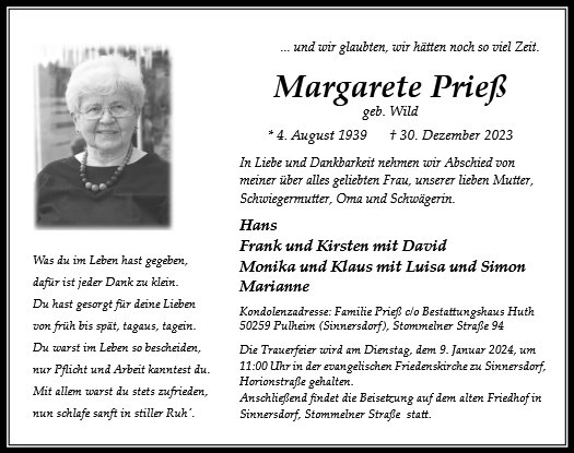 Margarete Prieß