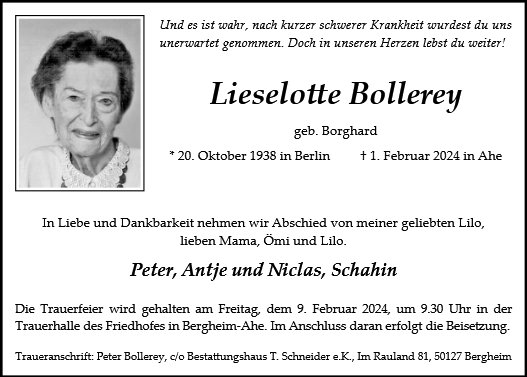 Lieselotte Bollerey