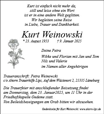 Kurt Weinowski