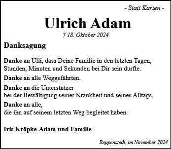 Ulrich Adam