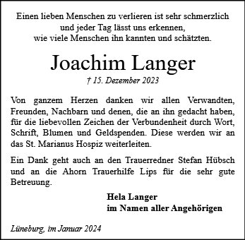 Joachim Langer