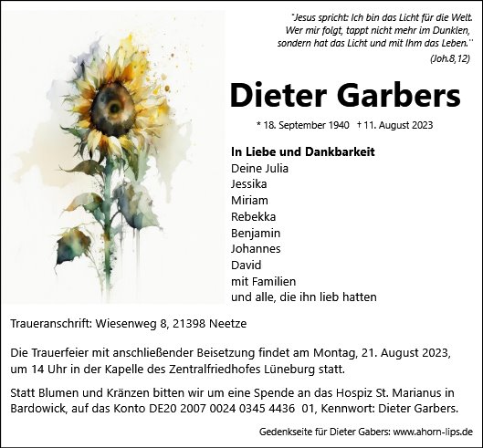 Dieter Garbers