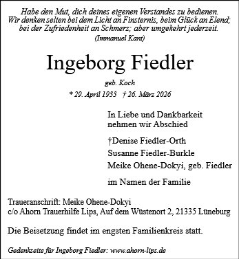 Ingeborg Fiedler