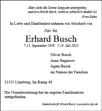 Erhard Busch