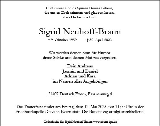 Sigrid Neuhoff-Braun
