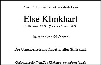 Else Klinkhart