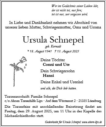 Ursula Schnepel