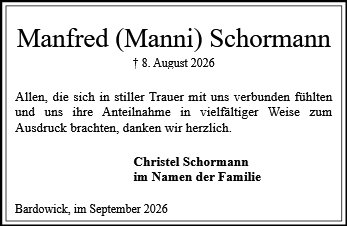 Manfred Schormann