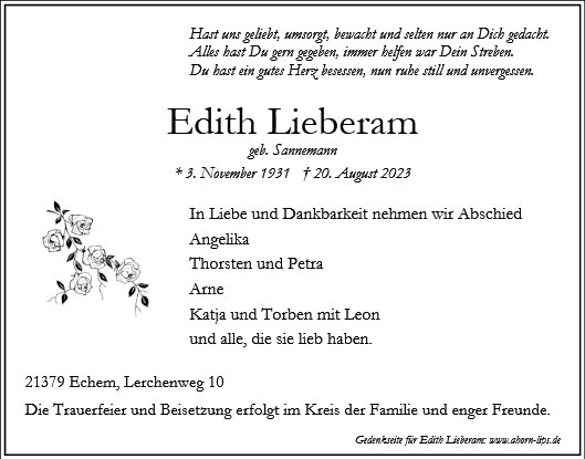 Edith Lieberam