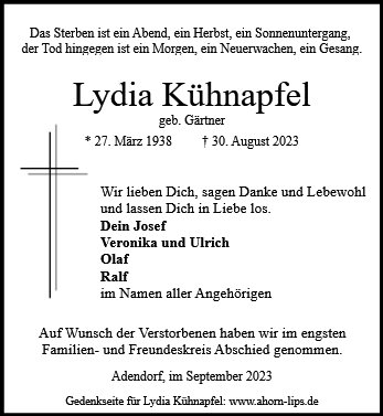 Lydia Kühnapfel