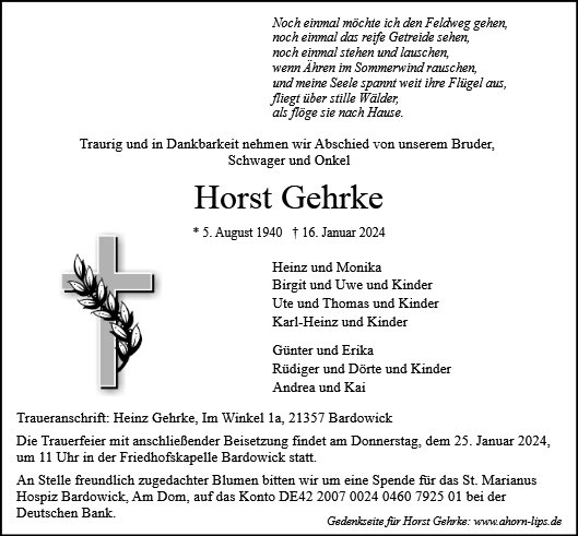 Horst Gehrke