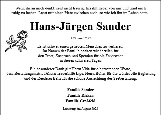 Hans-Jürgen Sander