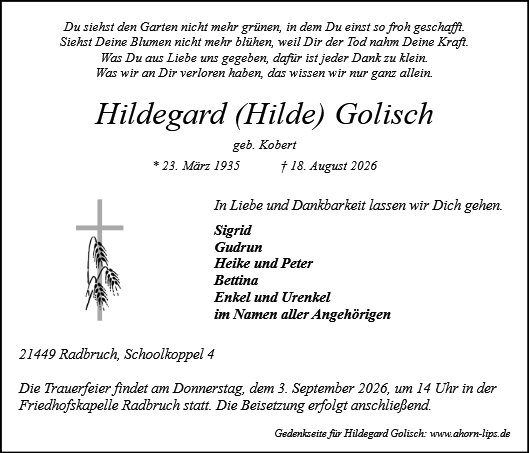 Hildegard Golisch