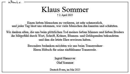 Klaus Sommer
