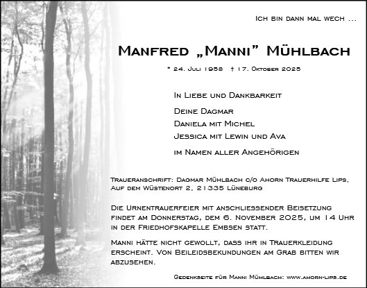Manfred Mühlbach