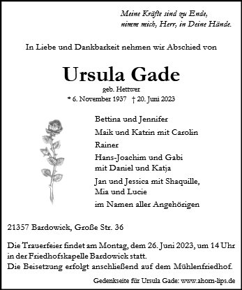 Ursula Gade