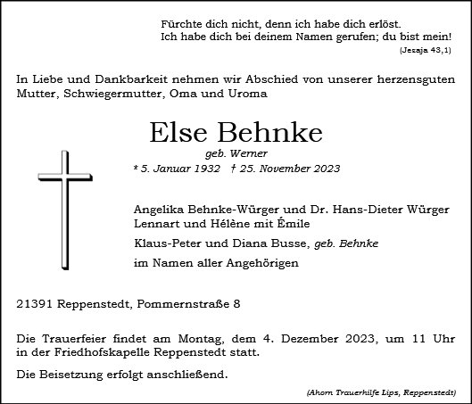 Else Behnke