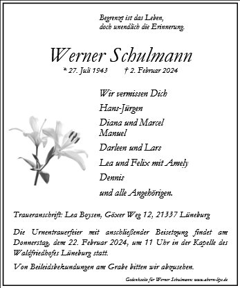 Werner Schulmann