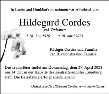 Hildegard Cordes