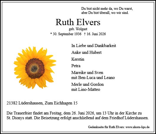 Ruth Elvers
