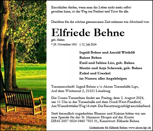 Elfriede Behne