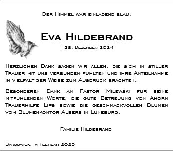 Eva Hildebrand