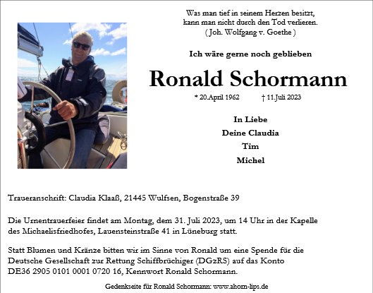 Ronald Schormann