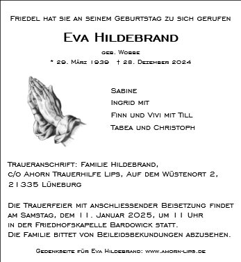 Eva Hildebrand