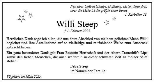 Willi Steep