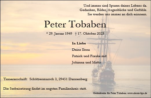 Peter Tobaben
