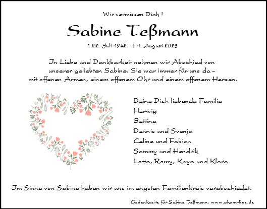 Sabine Teßmann