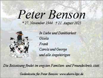 Peter Benson