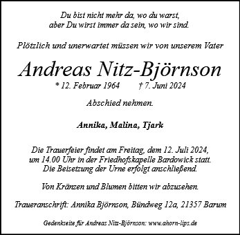 Andreas Nitz-Björnson