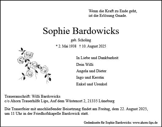 Sophie Bardowicks