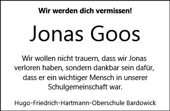 Jonas Goos