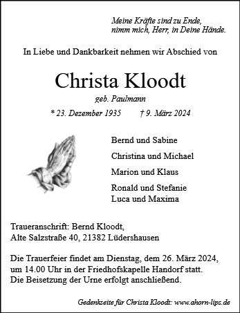 Christa Kloodt