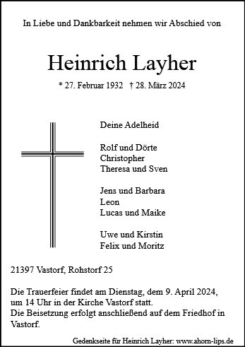 Heinrich Layher
