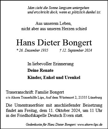 Hans Dieter Bongert