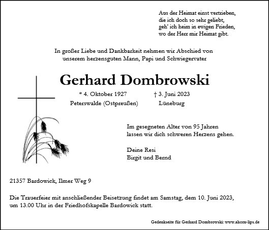 Gerhard Dombrowski