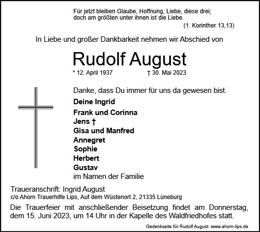 Rudolf August